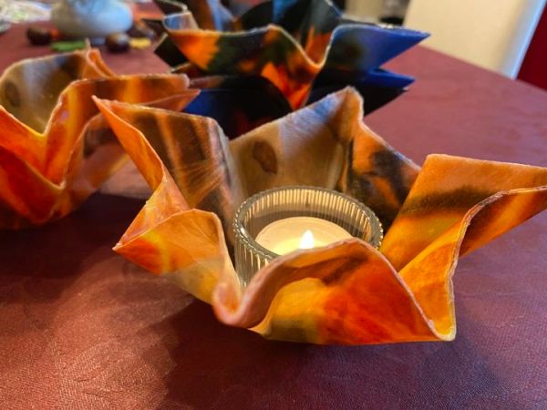 Servietten- Wachsschalen